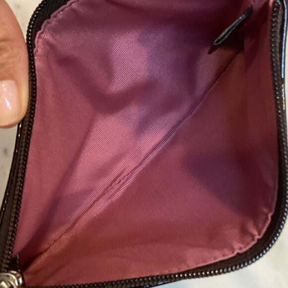 Coach High Gloss Patent Leather Clutch Wristlet - Picture 14 of 14